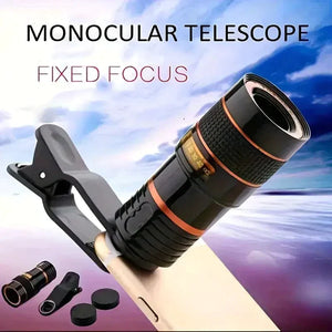 12x HD Optical Zoom Camera Telescope Lens